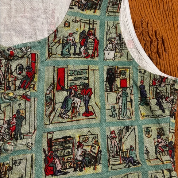 Fashion Brand Company Sex House Linen Crop Tank - Picture 4 of 6